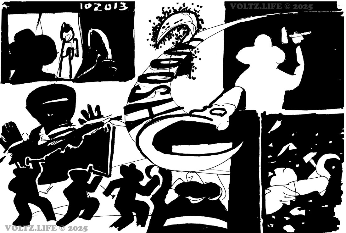 Gary Masalam Noir Comic Panel